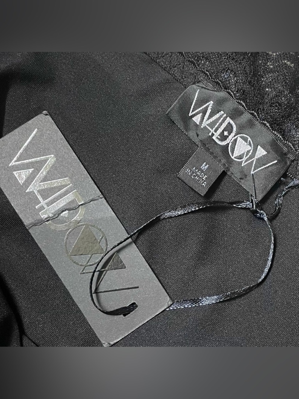 NWT Dolls Kill Widow ‘Lush Reckoning’ Ruffle Lace Mini Choker Dress in Black, M - Picture 5 of 5